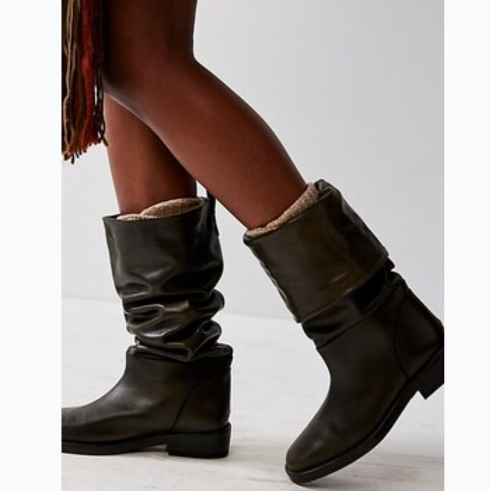 WTF Townes Fold Down Boot Bitter Olive